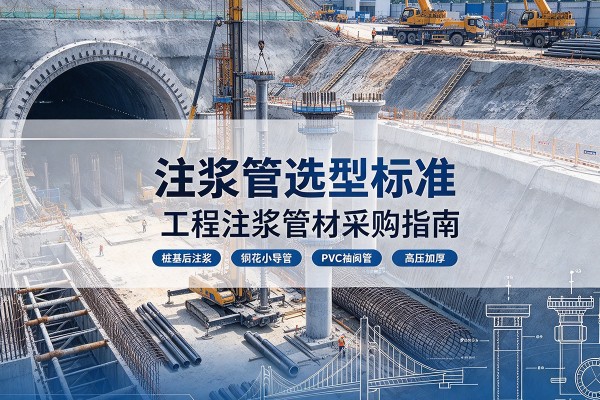 宝安注浆管选型标准